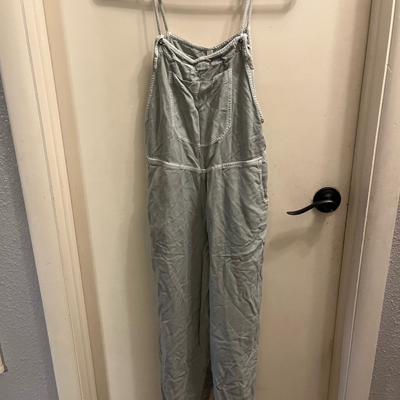 RVCA Pants - RVCA Light Gray Women's Jumpsuit